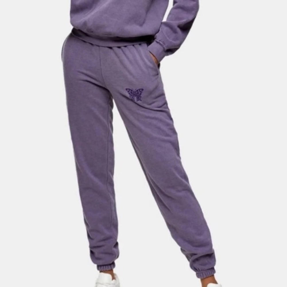 Topshop butterfly jogger sweatpants